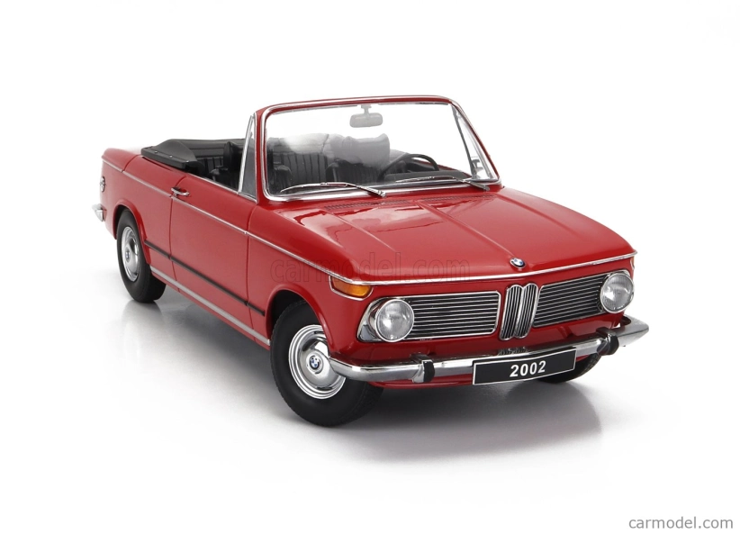 Kk-scale BMW 2002 Cabriolet 1968 - With Removable Soft-top 1:18 Red