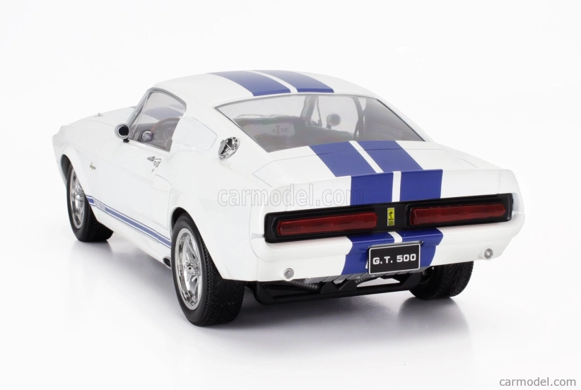 Kk-scale Ford usa Mustang Shelby Gt500 Eleanor Coupe 1967 1:12 White Blue