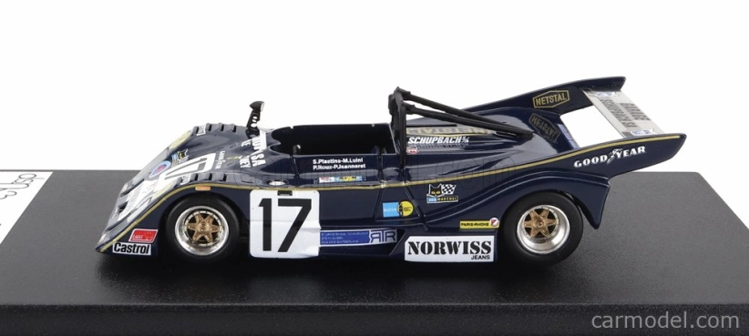 Trofeu Cheetah G601 Team Cheetah Racing N 17 24h Le Mans 1979 S.plastina - M.luini - P.jeanneret 1:43 Blue