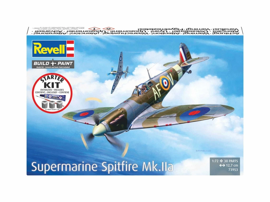 Starter Kit letadlo 73953 - Spitfire Mk.IIa (1:72)