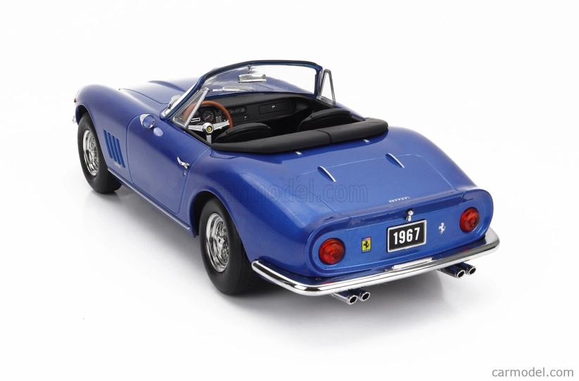 Kk-scale Ferrari 275 Gtb/4 Nart Spider 1967 1:18 Blue Met