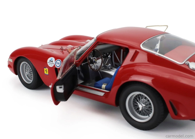 Kyosho Ferrari 250 Gto Team Nart N 18 Winner 3h Daytona 1963 Pedro Rodriguez 1:18 Červená