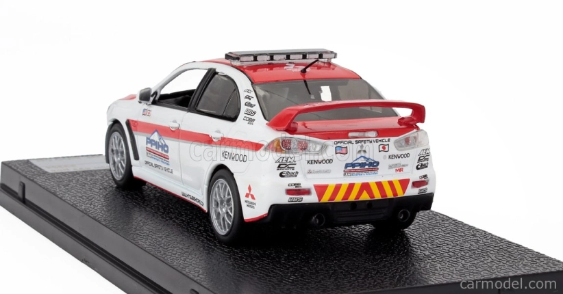 Vitesse Mitsubishi Lancer Evolution X Pikes Peak Safety Car 2008 1:43 Bielo-červená