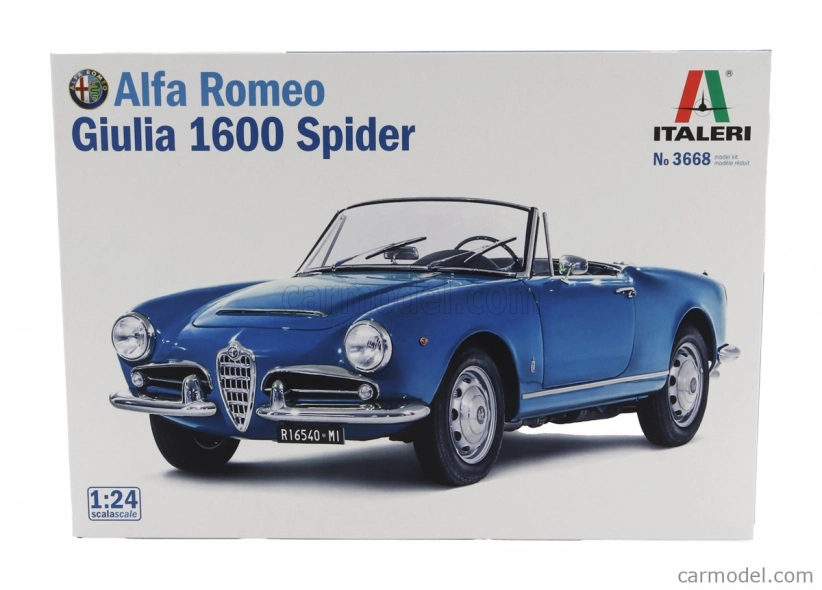 Italeri Alfa romeo Giulia Spider 1600 1972 1:24 /