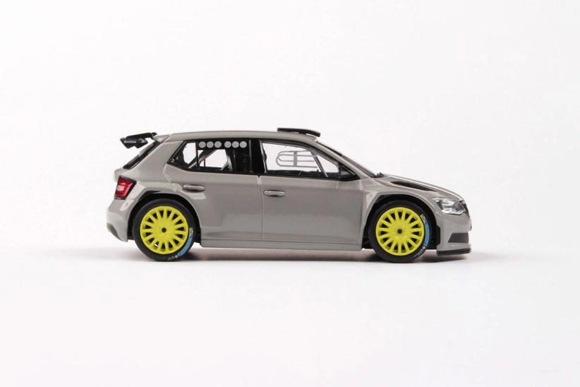 Abrex Škoda Fabia III R5 (2015) 1:43 - Šedá Steel Uni