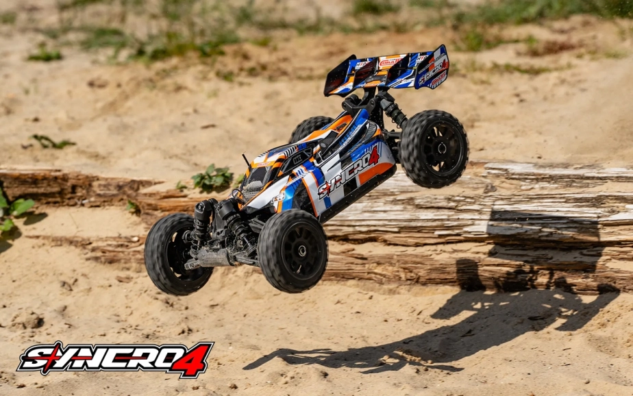 SYNCRO-4 - BUGGY 4WD 3-4S Brushless - RTR - 2026 oranžová
