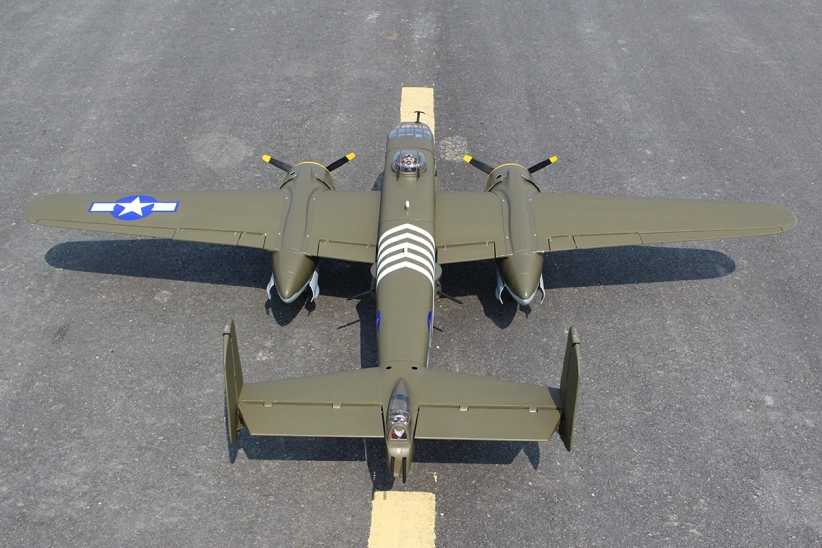 RC letadlo Mitchel B-25 2,41m (Zatahovací podvozek)
