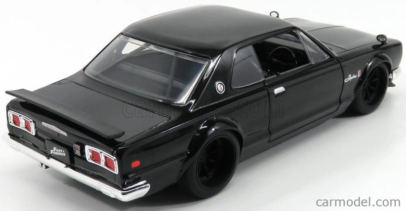 Jada Nissan Brian's Skyline 2000 Gt-r 1973 - Brian O'conner - Fast & Furious Vi (2013) 1:24 Black