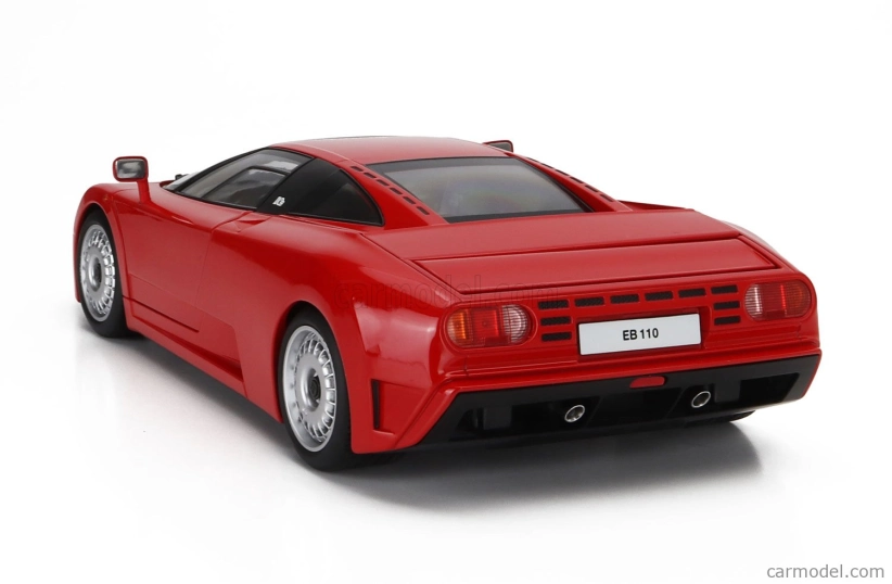Bugatti Eb110 1991 v mierke 1:12 Červená
