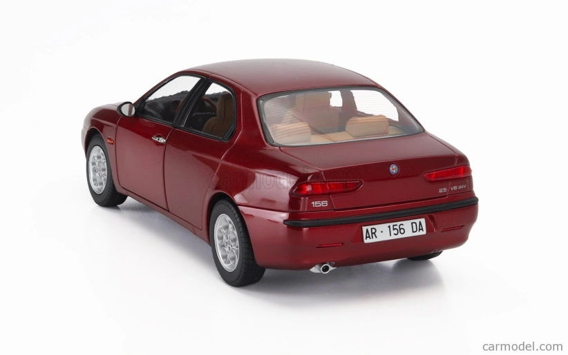 Mitica-diecast Alfa romeo 156 2.5 V6 24v 1997 – Beige Interior 1:18 Rosso Proteo Met Red