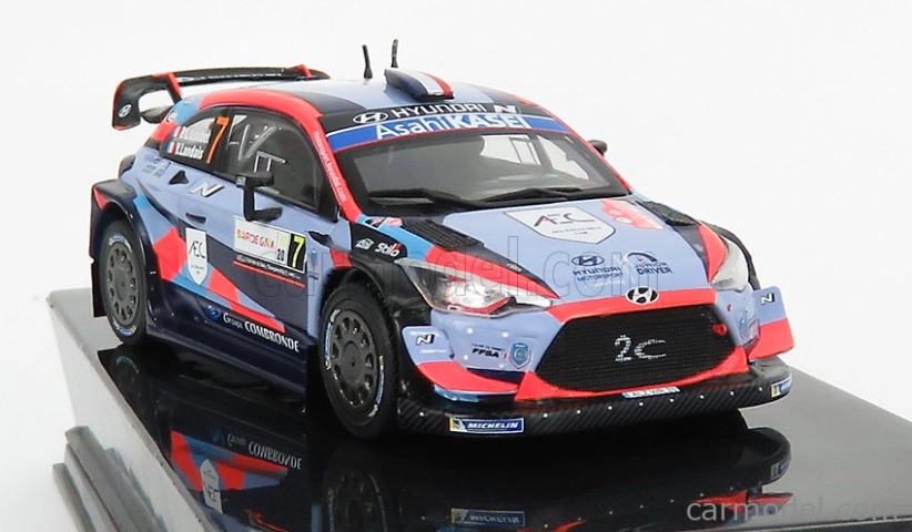 Ixo-models Hyundai I20 Coupe Wrc N 7 Rally Sardegna 2020 P.l.loubet - V.landais 1:43 Svetlo modrá červená čierna