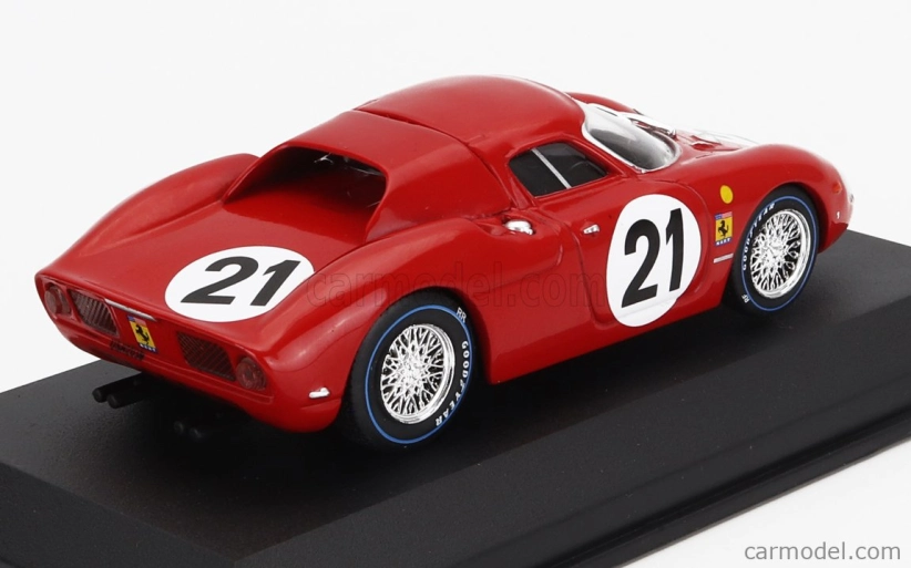 Edicola Ferrari 275lm 3.3l V12 Ch. N5893 Team N.a.r.t. North American Racing N 21 Winner 24h Le Mans 1965 Jochen Rindt - Masten Gregory 1:43 Red