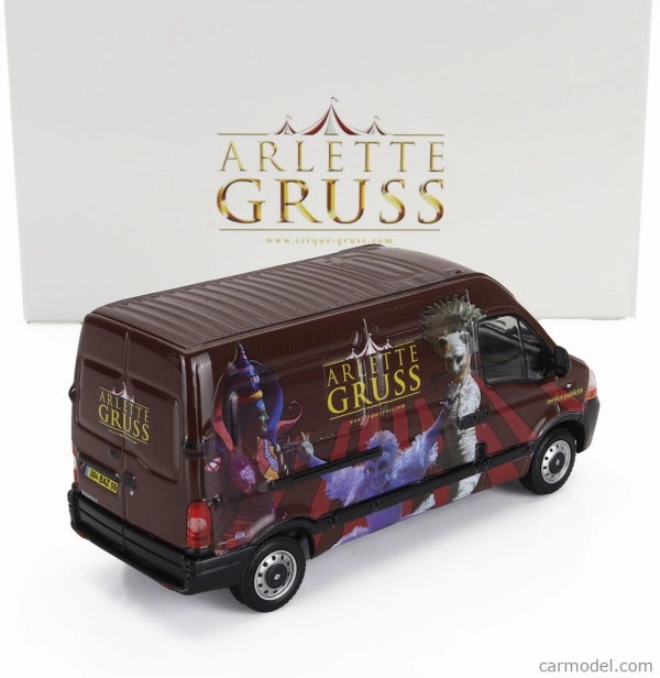 Eligor Renault Master Van Arlette Gruss 2003 1:43 Fialová