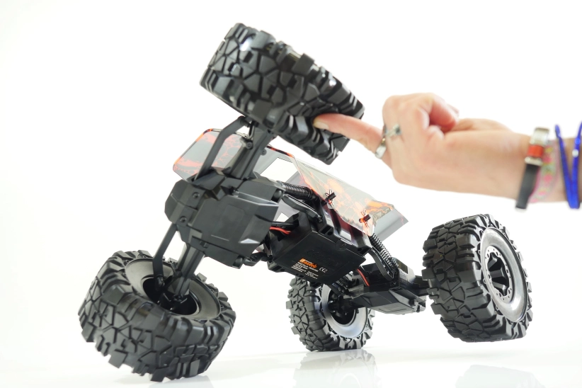 RC auto Crawler 4WD RTR, žlutočerná