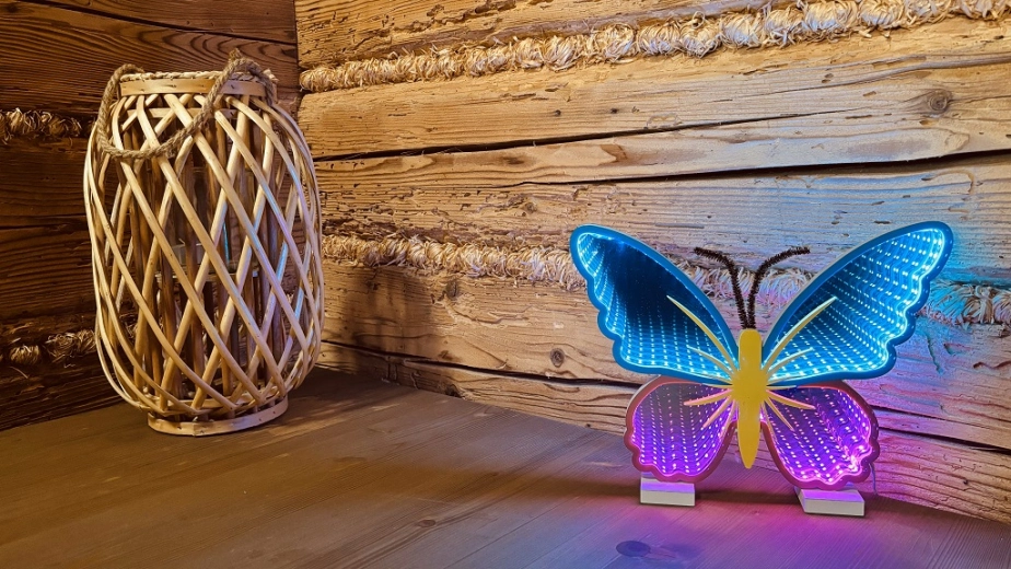 2Kids Toys LED NEON LIGHT lampička Motýľ