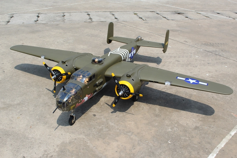 RC letadlo Mitchel B-25 2,41m (Zatahovací podvozek)