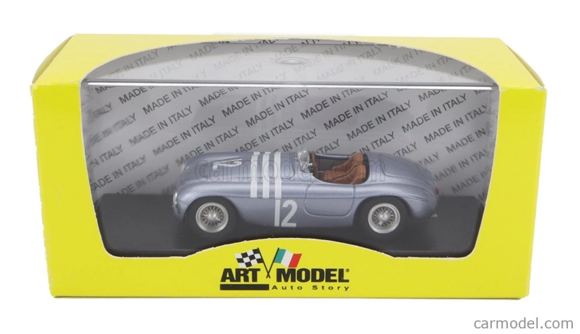 Art-model Ferrari 166mm Barchetta Spider N 12 Winner G.p. Svezia 1952 Chassis N 0014 V.stener 1:43 Blue