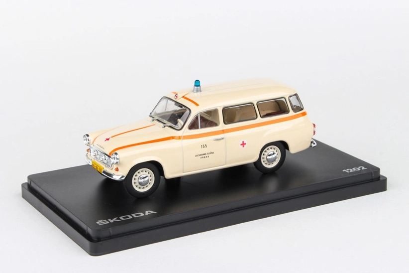 Abrex Škoda 1202 (1964) 1:43 – sanitka – ZS Praha 155