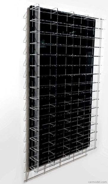 Atlantic Vetrina display box Espositore - Pre 60 Cars 1/64 Lungh.lenght Cm 46.0 X Largh.width Cm 8.0 X Alt.height Cm 78.0 (altezza Utile Tra I Ripiani Cm 4.5 Inner Height Among Shelves) 1:64 Plastic Display
