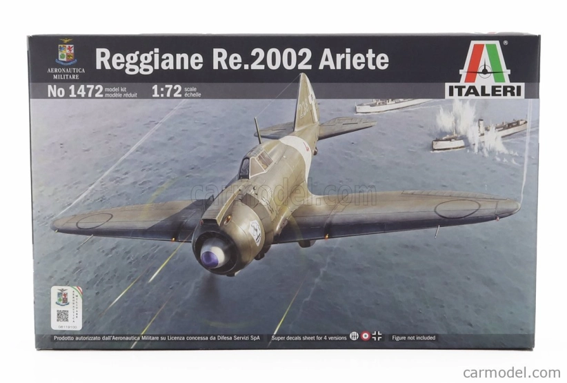 Italeri Reggiane Re2002 Ariete Vojenské lietadlo 1941 1:72 /