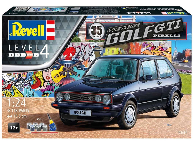 Revell darčeková sada VW Golf 1 GTi Pirelli (35. výročie) (1:24)