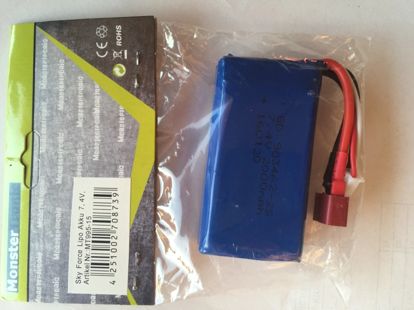 AKU pro MT995 T-plug 7,4V 1600mAh