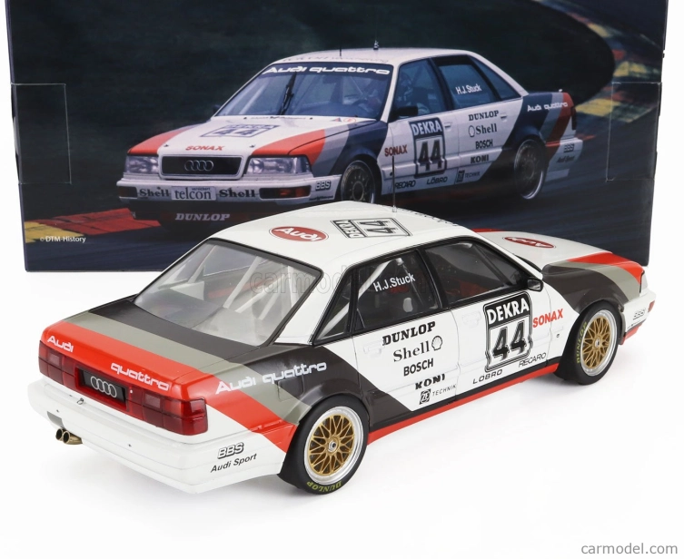 Werk83 Audi Quattro V8 Team Schmidt Motorsport Technik N 44 Winner Dtm Sezóna 1990 Hans Joachim Stuck 1:18 Biela Sivá Červená