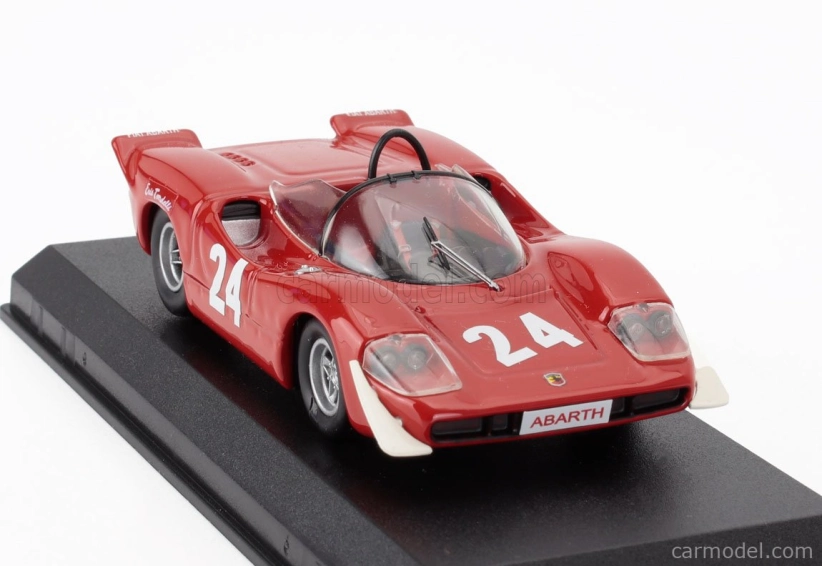 Best-model Fiat Abarth 2000s N 24 Paul Ricards 1968 Eris Tondelli 1:43 Red