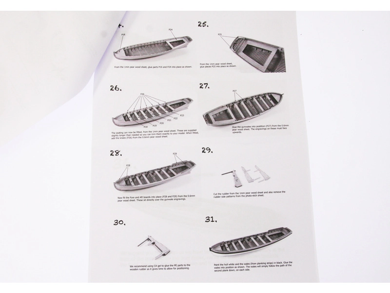 Vanguard Models Pinnace boat 32" 1:64
