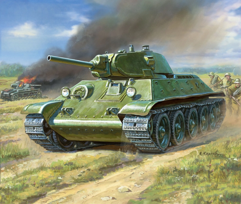 Zvezda Snap Kit - T-34/76 (1:100)