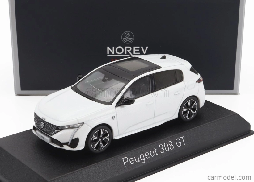 Norev Peugeot 308 Gt 2021 1:43 Pearl White