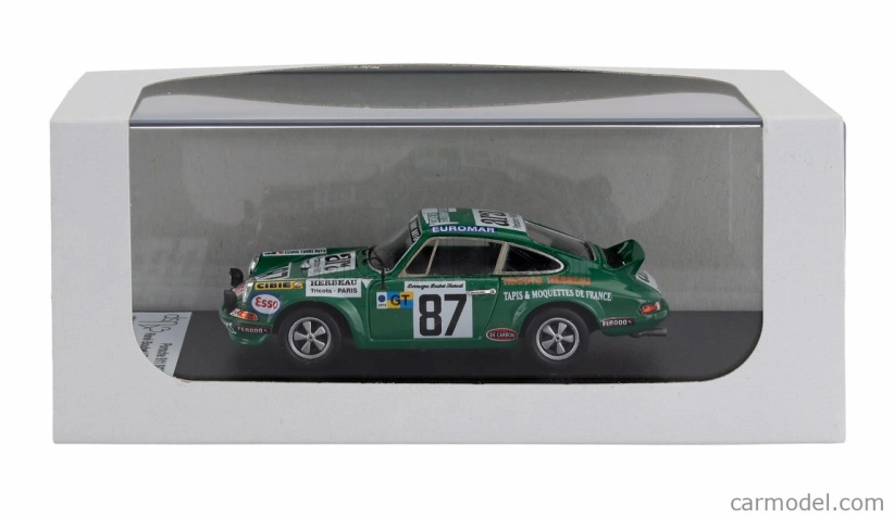 Trofeu Porsche 911 Scf Coupe N 87 24h Le Mans 1975 Rene Boubet - Philippe Dermagne 1:43 Zelená