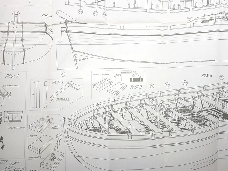 Mantua Model Victory šalupa 1:16 kit