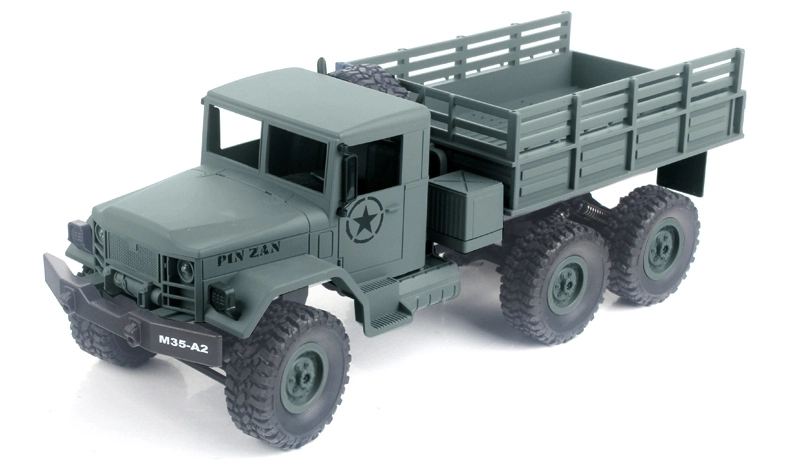 RC auto US Vojenský truck, šedá