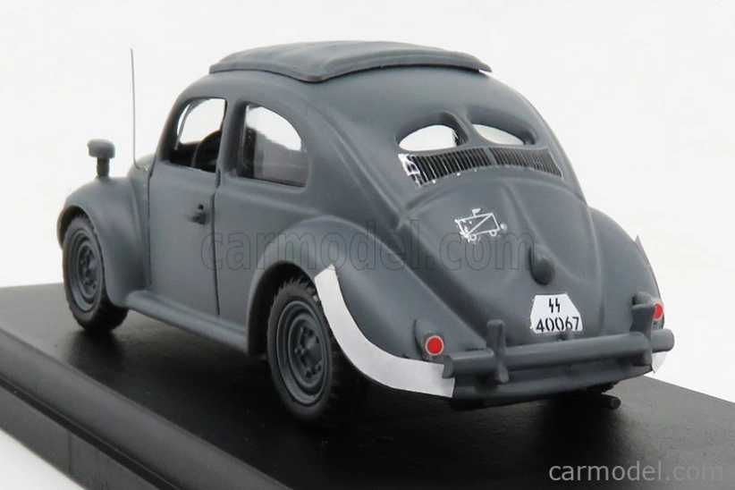 Rio-models Volkswagen Beetle Maggiolino Kafer 1942 - s registračnou značkou 1:43 sivá