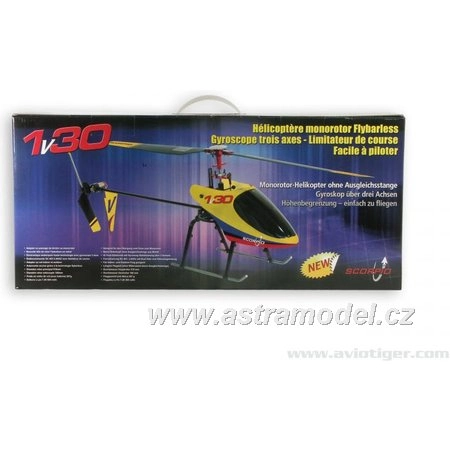 RC vrtulník Scorpio 1v30 Mód 1-4