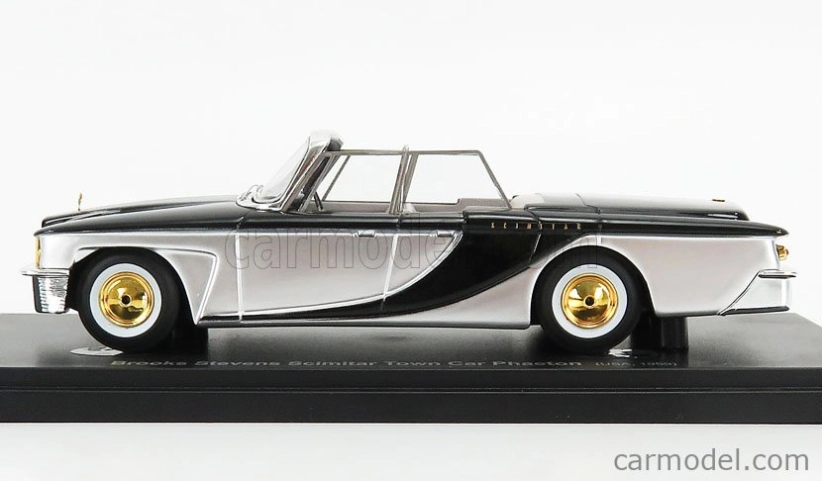 Avenue43 Brook stevens Scimitar Town Car Phaeton Usa Cabriolet Open 1959 1:43 Stříbrná Černá