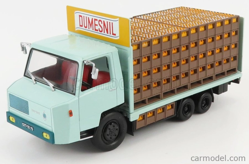 Edicola Berliet Tekel Truck Transports Dumesnil 3-assi 1966 1:43 svetlomodrá