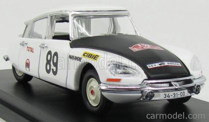Rio-models Citroen Ds21 N 89 Rally Montecarlo 1970 Marcus - Bryde - Braein 1:43 biela čierna