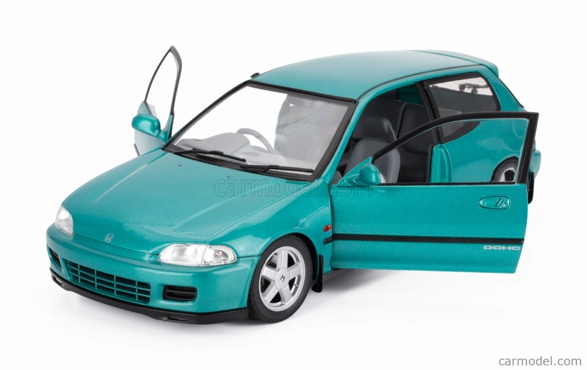Solido Honda Civic (eg6) Aztec 1991 1:18 Green Met