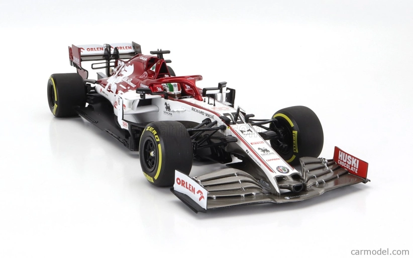 Minichamps Alfa romeo F1  C39 Team Racing Orlen N 99 Austrian Gp 2020 Antonio Giovinazzi 1:18 Bílá Červená Met
