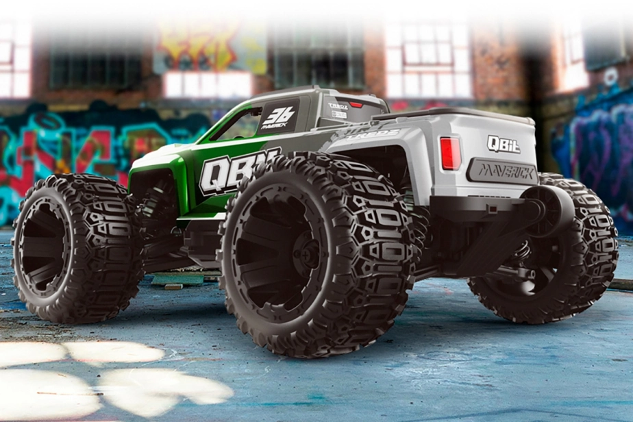 Qbit MT 1/16th Monster Truck - Zelený