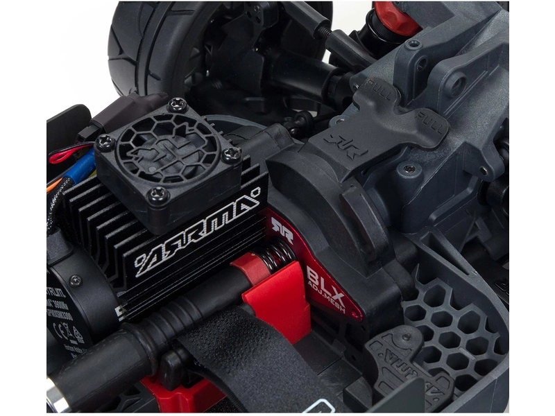 NA DÍLY - RC auto Arrma Infraction 3S BLX 1:8 RTR, tyrkysová