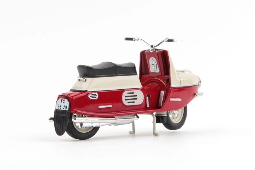 Abrex ČZ 175/501 (1958) 1:18 – tmavočervená/svetlosivá