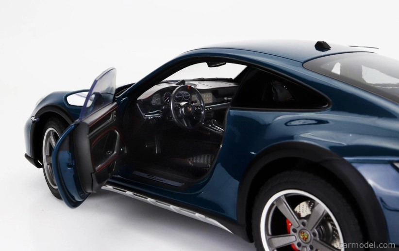 Norev Porsche 911 992 Dakar Coupe 2023 1:18 Fjord Blue Green