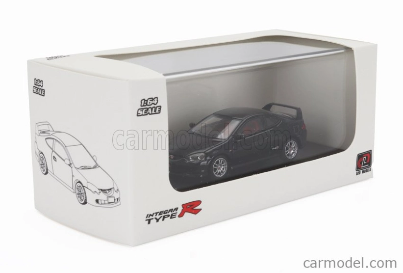 LCD model Honda Integra (dc5) Type R 2006 1:64 Black