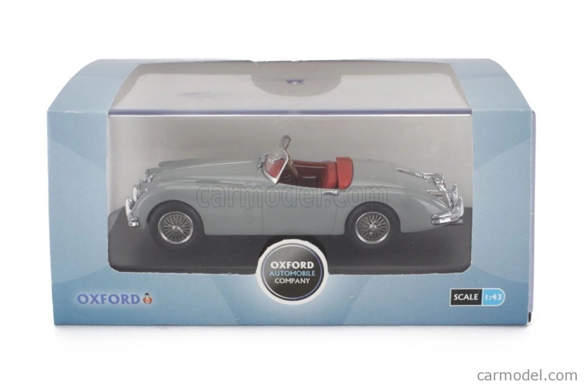 Oxford-models Jaguar Xk150 Spider Open 1958 1:43 Světle Šedá