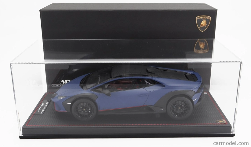 Mr-models Lamborghini Huracan Sterrato 2022 - Con Vetrina - S vitrínou 1:18 Blu Grifo - Matná modrá