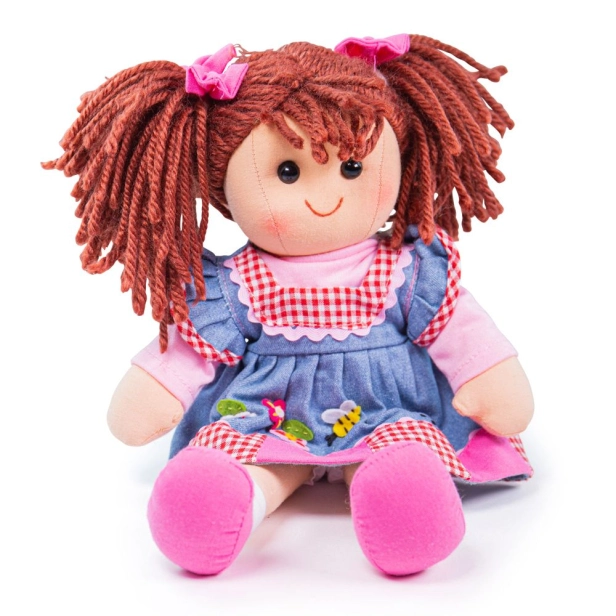 Bigjigs Toys Látková panenka Melody 34 cm