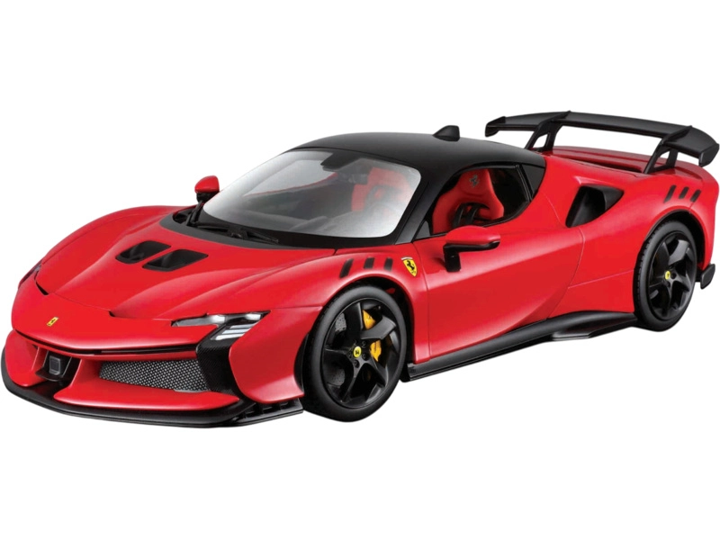 Bburago Ferrari Sf90 Xx Stradale 2024 1:18 Rosso Corsa – červená čierna
